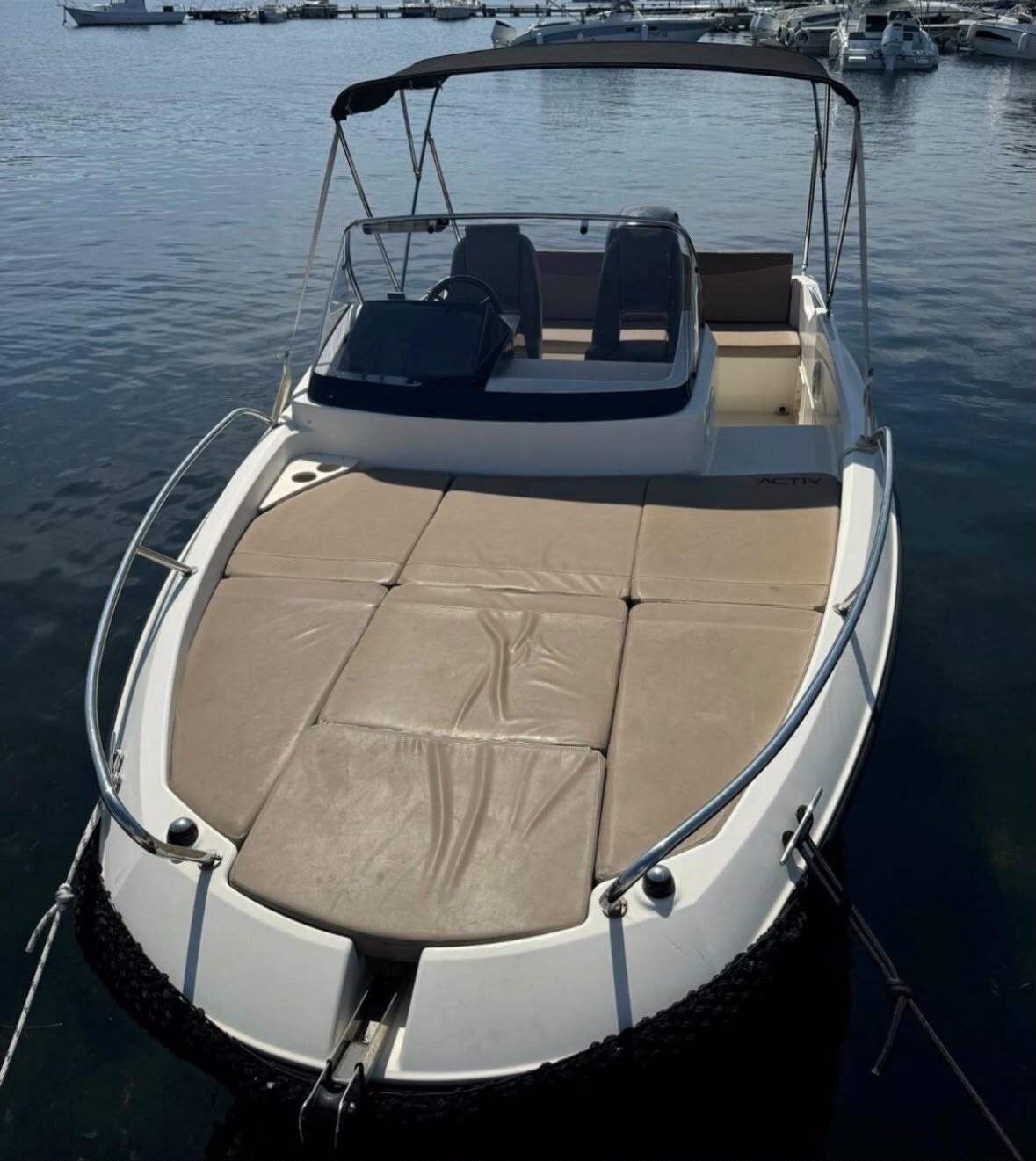 Boat interior deck